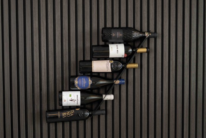 Vinställ Akustikpanel Svart 57 cm Fibrotech